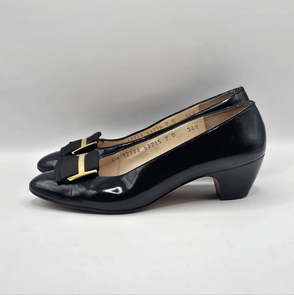 Salvatore Ferragamo Vintage Buckle Pumps